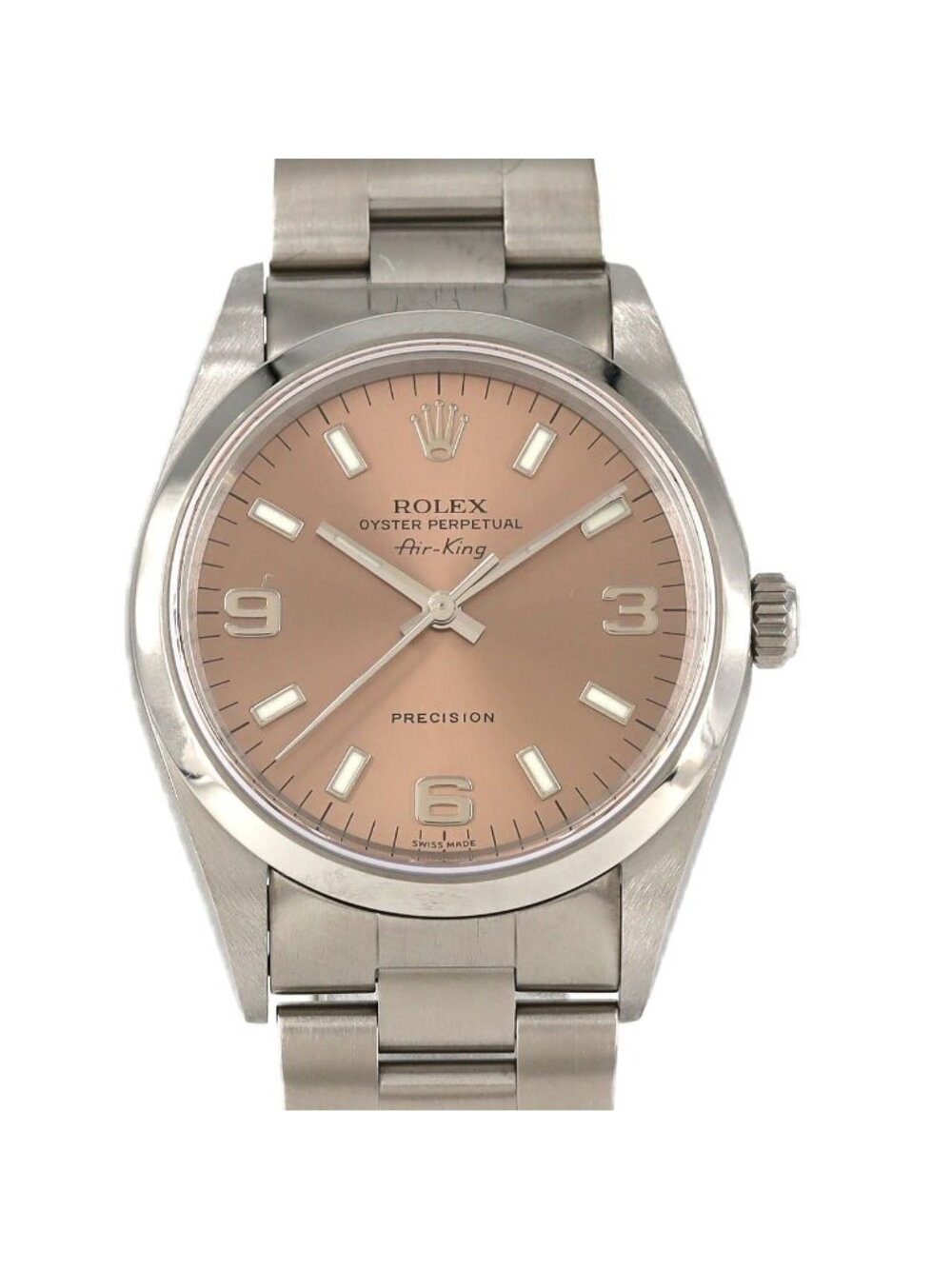 Rolex Air King SS Automatic Winding a Number Watch